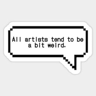 All Artists Sticker